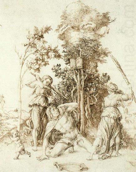 Death of Orpheus, Albrecht Durer